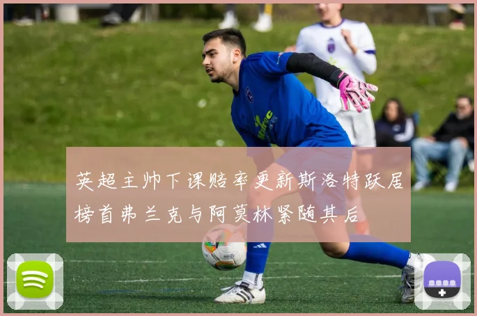 英超主帅下课赔率更新斯洛特跃居榜首弗兰克与阿莫林紧随其后